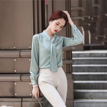 Ribbon Tie Blouse