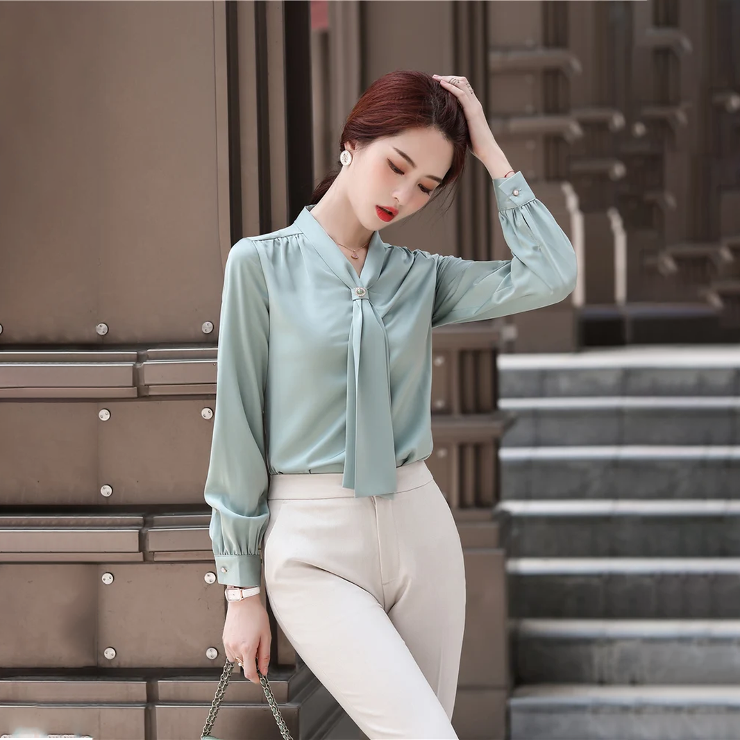 Ribbon Tie Blouse