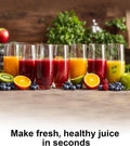 Centrifugal Juicer Machine, Rapid 1000W Juice Extractor, Large 3.2'' Feed Chute for Whole Fruit & Veg Juicing, Gray