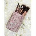 12 Piece Makeup Brushes Set with Rhinestones Glitter Synthetic Professional Face Cosmetics Foundation Powder Concealer Brush Set