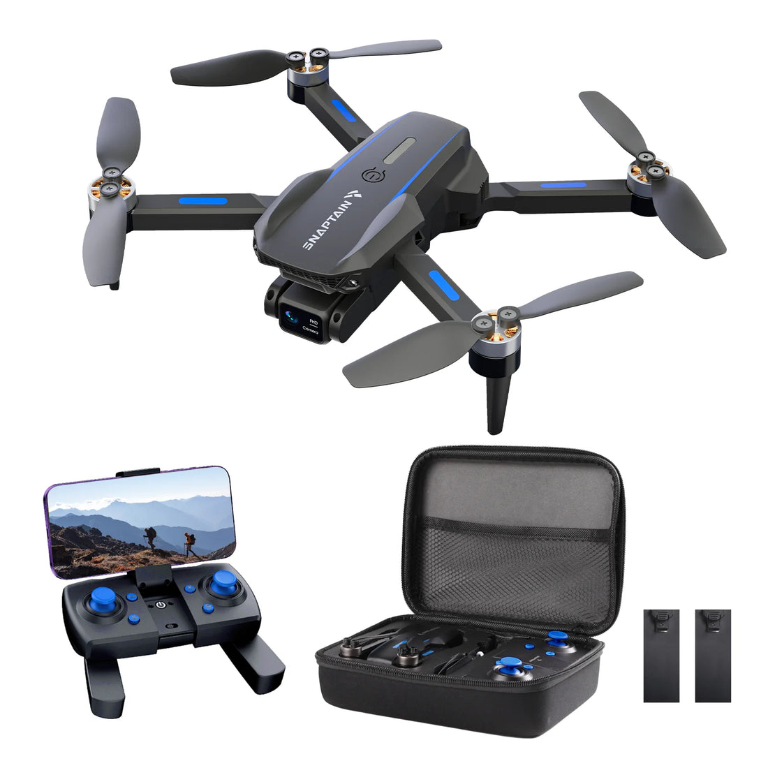 S5C Elite Wifi FPV Drone with 1080P FHD Camera, Voice Control, Gesture Control RC Quadcopter for Beginners with Altitude Hold, RTF One Key Take Off/Landing, Compatible W/Vr Headset