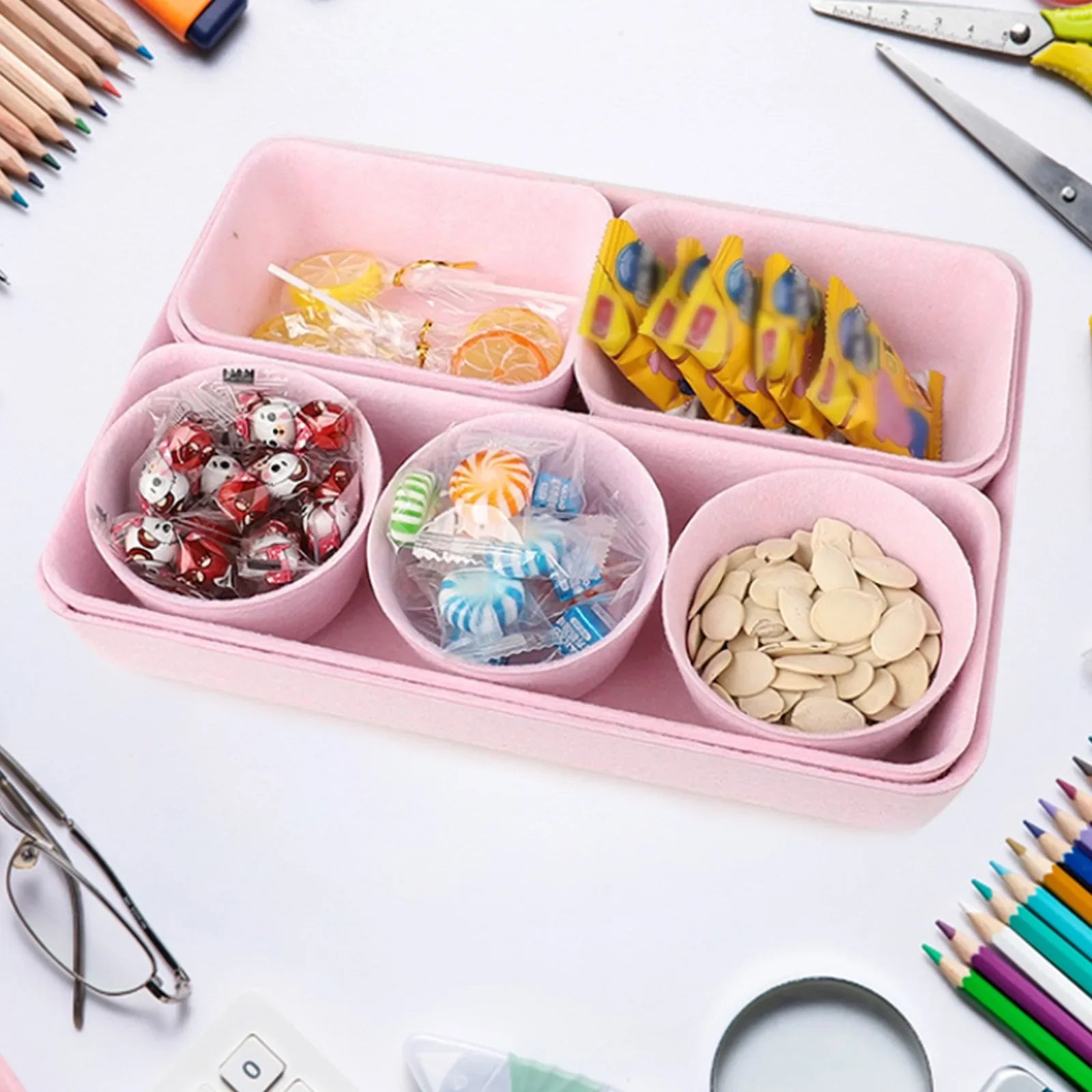 8Pc/Set Storage Drawer Storage Box Storage Organizer Box Drawer Make up Brush Holder Jewellery Cover UK Home