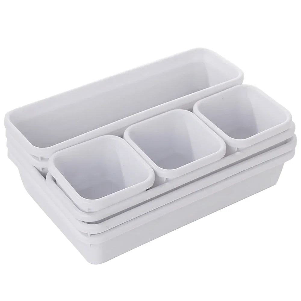 8Pc/Set Storage Drawer Storage Box Storage Organizer Box Drawer Make up Brush Holder Jewellery Cover UK Home