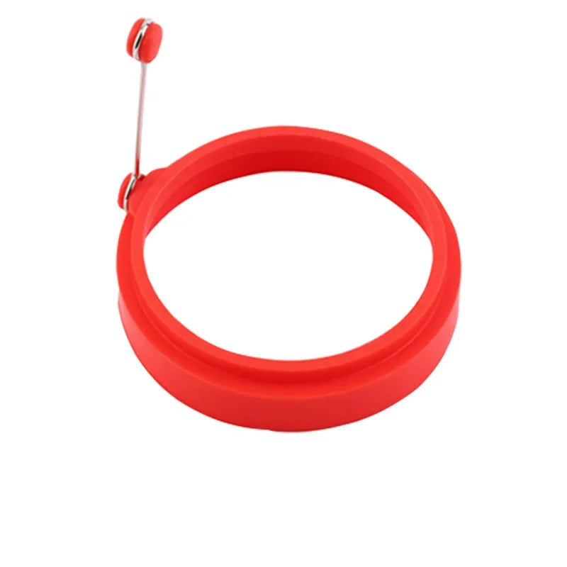 New Silicone Fried Egg Pancake Ring Omelette Fried Egg round Shaper Eggs Mould for Cooking Breakfast Frying Pan Oven Kitchen