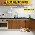 Built-In Range Hood 800/900CFM 3/4-Speed 30/36 Inch Stainless Steel with LED Lights Baffle Filters Ducted Convertible ETL