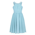 Kids Girls Children Teenager Wedding Princess Dress Elegant Party Pageant Formal Flower Shaped Rhinestone Chiffon Dress