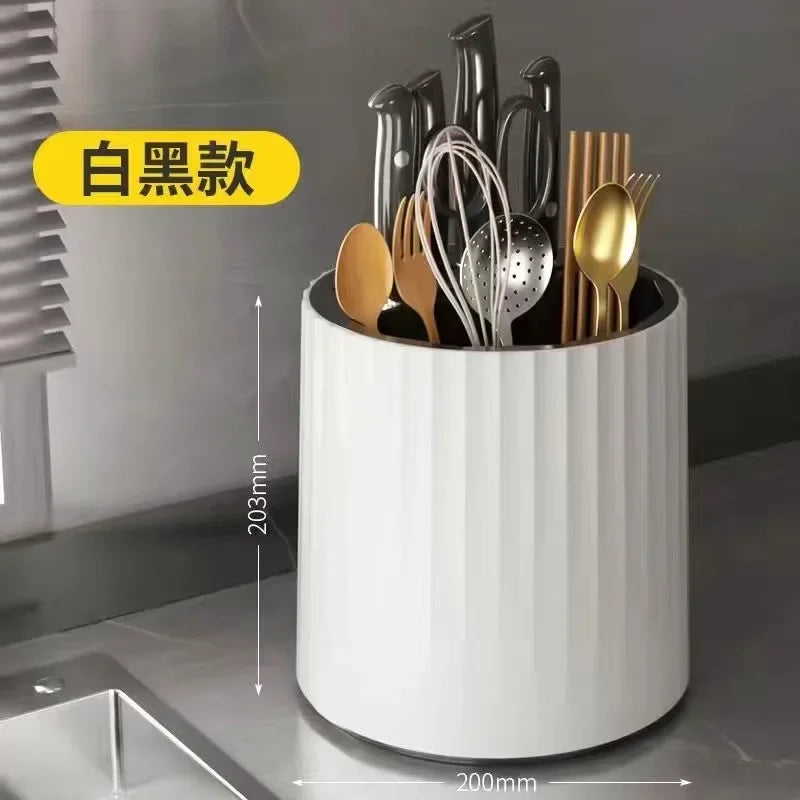 Cutlery Drain Rack Organizer Multi-Functional Spoon Fork Chopstick Storage Holder Household Kitchen Tableware Storage Holder Box