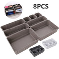8Pc/Set Storage Drawer Storage Box Storage Organizer Box Drawer Make up Brush Holder Jewellery Cover UK Home