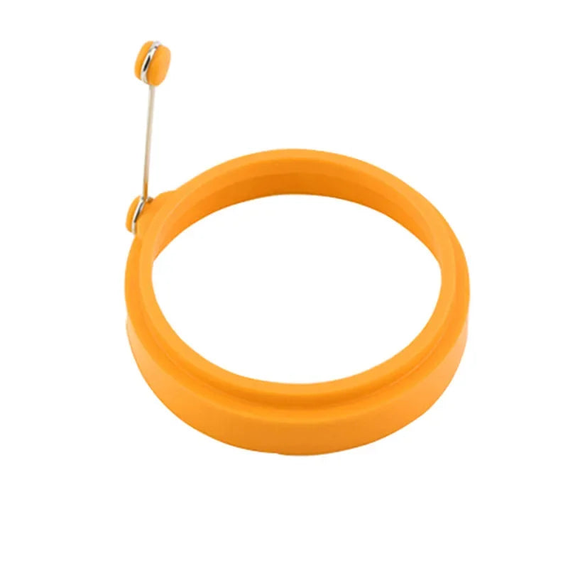 New Silicone Fried Egg Pancake Ring Omelette Fried Egg round Shaper Eggs Mould for Cooking Breakfast Frying Pan Oven Kitchen