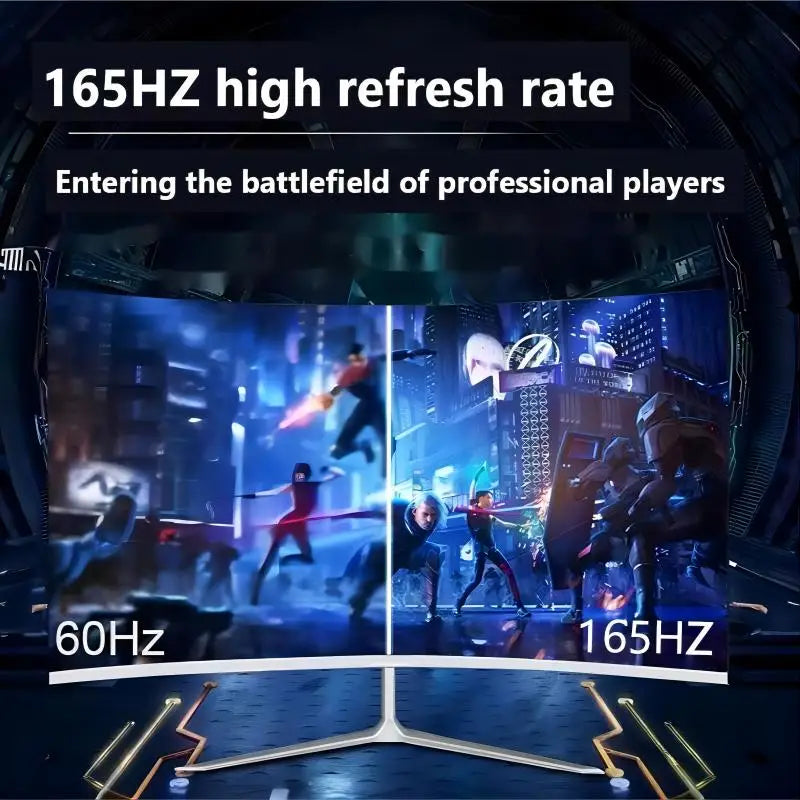32 Inch 1K165Hz LCD Computer Monitor VA High-Definition Curved Screen Freesync Gaming Computer Monitor HDMI/DP 1920*1080P