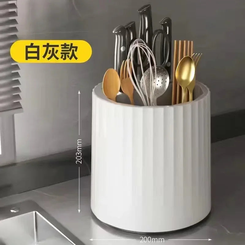 Cutlery Drain Rack Organizer Multi-Functional Spoon Fork Chopstick Storage Holder Household Kitchen Tableware Storage Holder Box