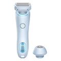 Women Electric Epilator 2 in 1 Body Hair Removal Razor Waterproof Rechargeable Bikini Trimmer for Pubic Legs Underarms Face Hair