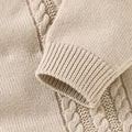 Baby Romper Cotton Knitted Playsuit Newborn Boys Girls Jumpsuit Fashion Turn-Down Collar Infant Kids Clothing Long Sleeve Autumn