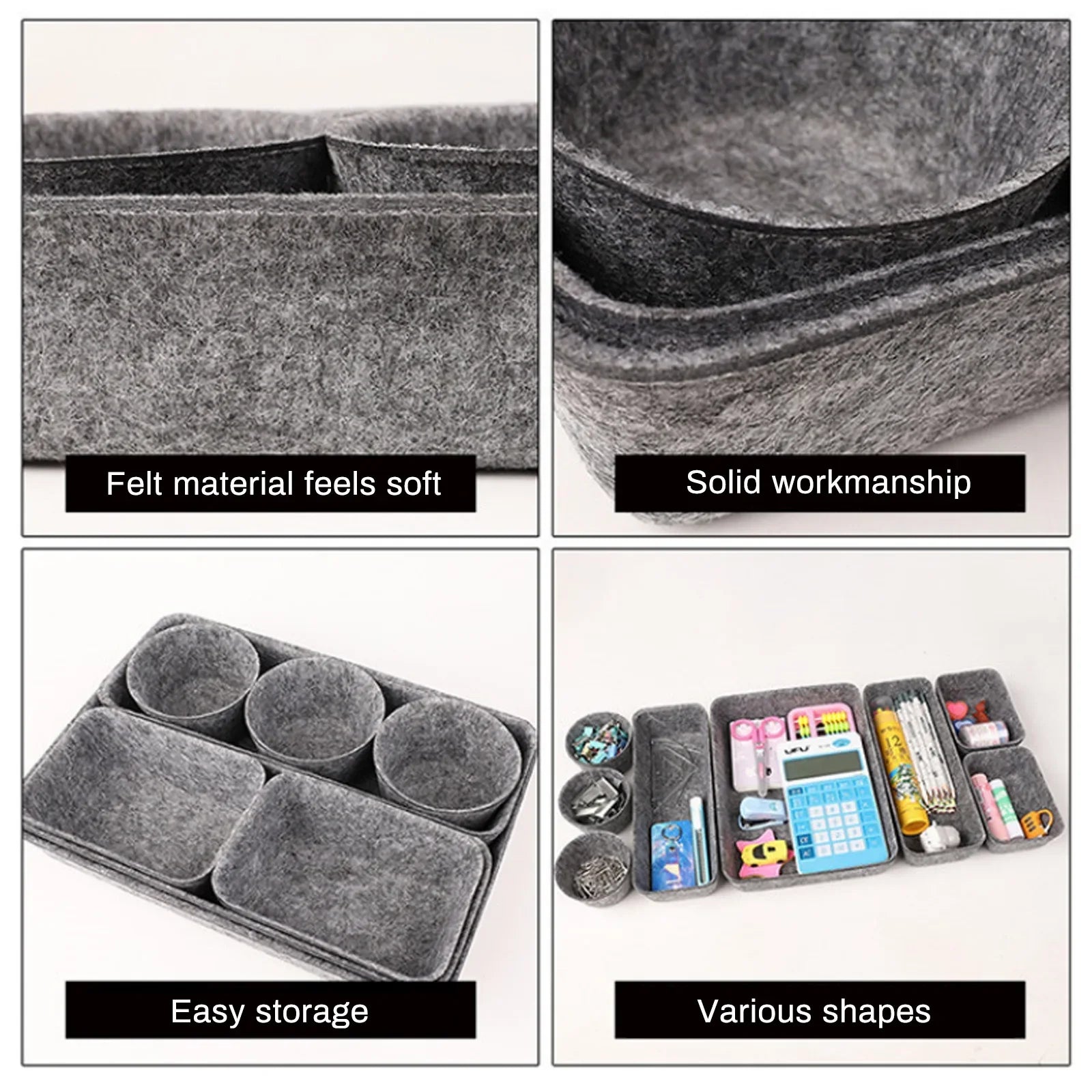 8Pc/Set Storage Drawer Storage Box Storage Organizer Box Drawer Make up Brush Holder Jewellery Cover UK Home