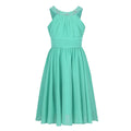 Kids Girls Children Teenager Wedding Princess Dress Elegant Party Pageant Formal Flower Shaped Rhinestone Chiffon Dress