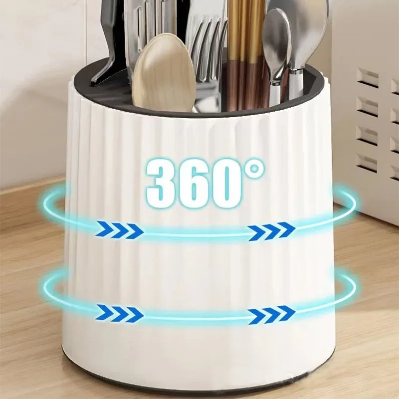 Cutlery Drain Rack Organizer Multi-Functional Spoon Fork Chopstick Storage Holder Household Kitchen Tableware Storage Holder Box