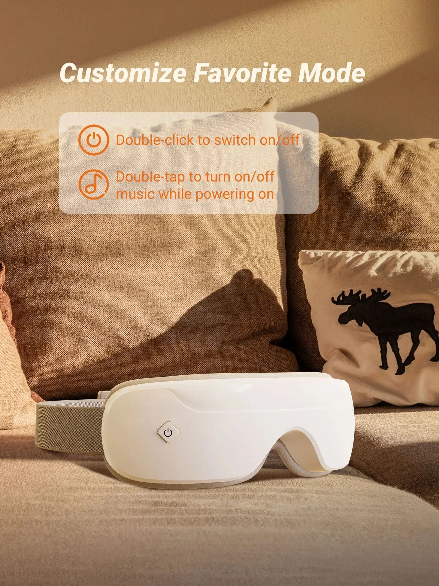 Eye Massager with Heat Compression and Bluetooth Music Eye Care Device Smart Eye Mask for Birthday Gifts Free Shipping