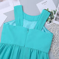 Kids Girls Children Teenager Wedding Princess Dress Elegant Party Pageant Formal Flower Shaped Rhinestone Chiffon Dress